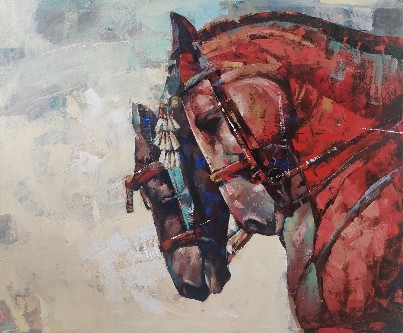 The-Aesthetic-of-Energy-19-Acrylic-Painting-of-Horse-Ashis-Mondal-IndiGalleria-IG905