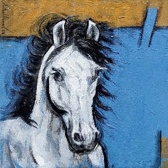Horse-Painting-Acrylic-on-Canvas-Santoshkumar-R-Patil-IndiGalleria-IG1889