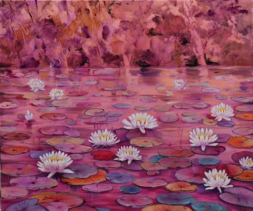 Untitled-Lotus-Painting-Sulakshana-Dharmadhikari-IndiGalleria-IG2061