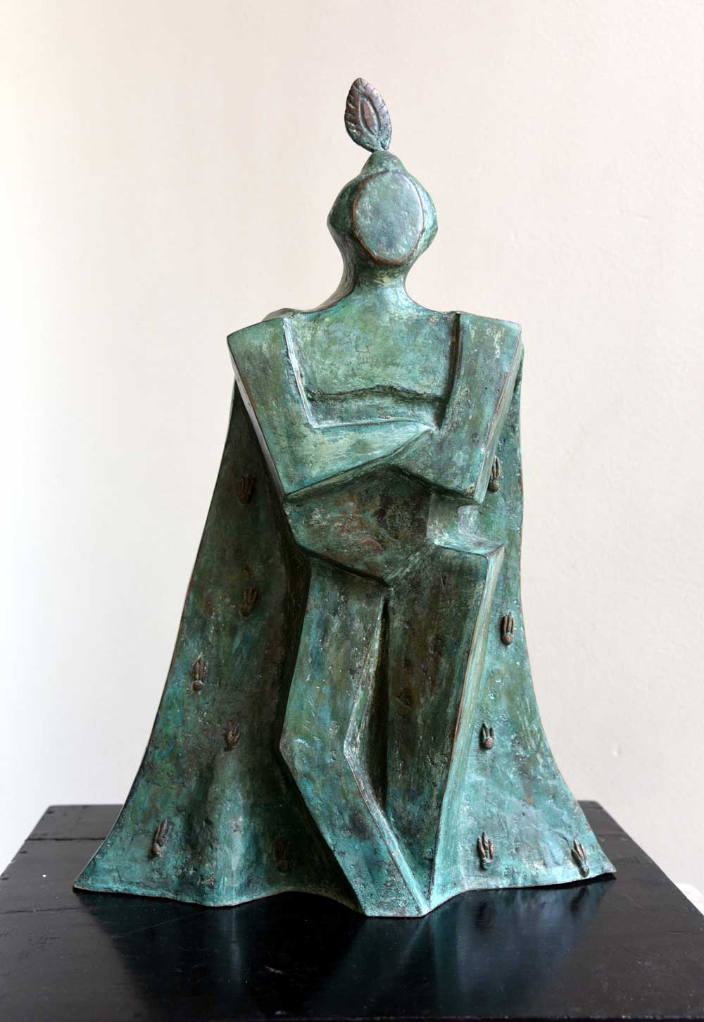 Figurative Sculpture with Bronze"Madhav" art by Rita Datta