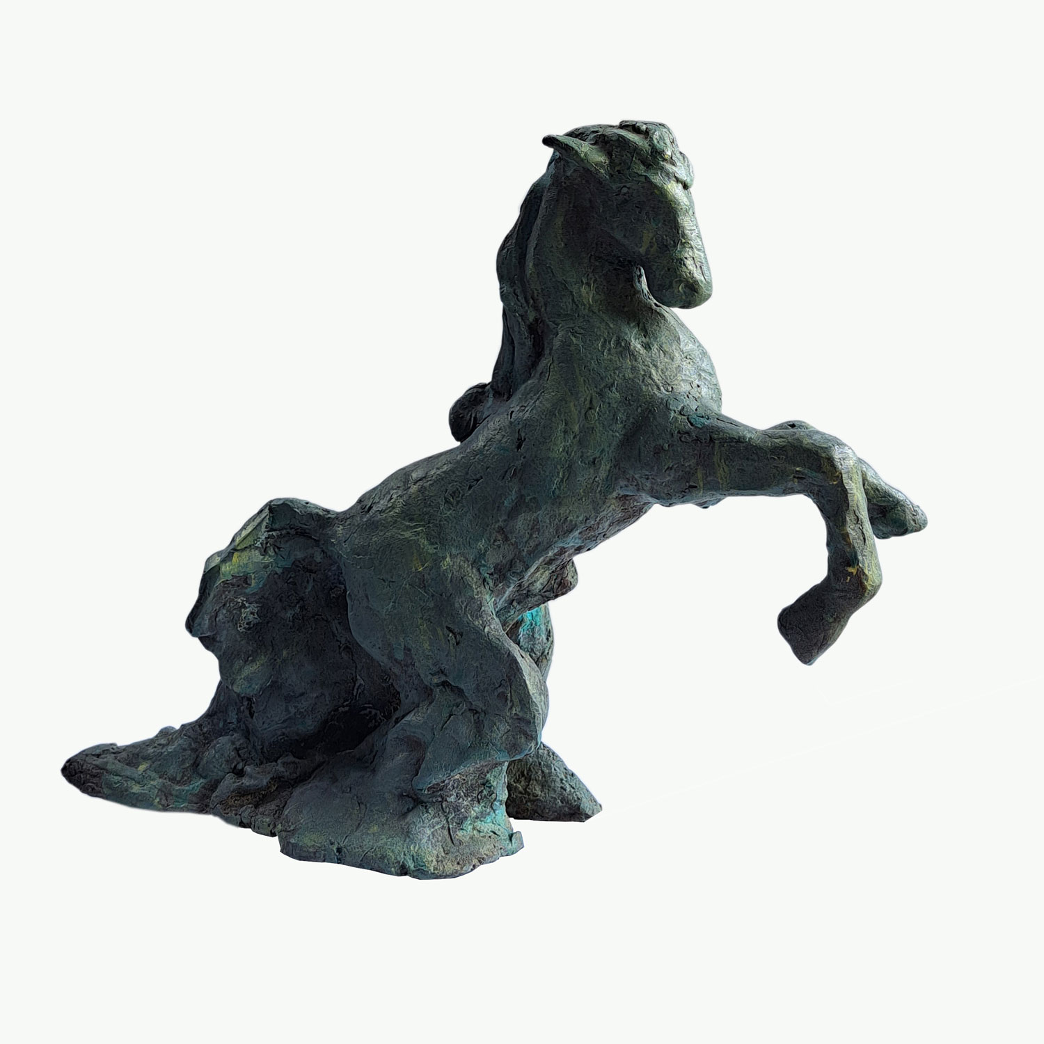 Figurative Sculpture with Bronze"Untitled-EBS2" art by Sanjiv Sankkpal