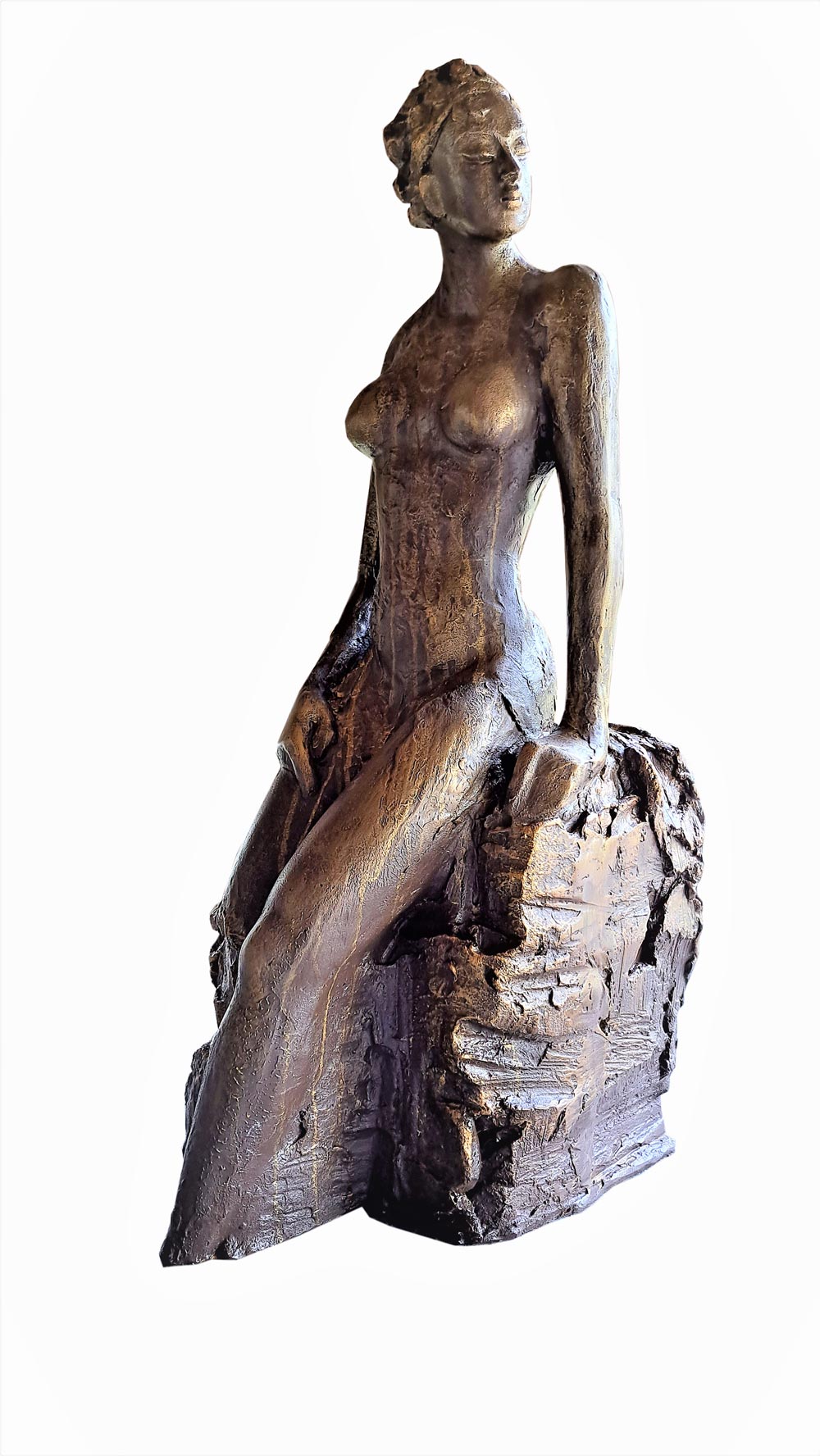 Figurative Sculpture with Fiberglass"Untitled-EFS4" art by Sanjiv Sankkpal