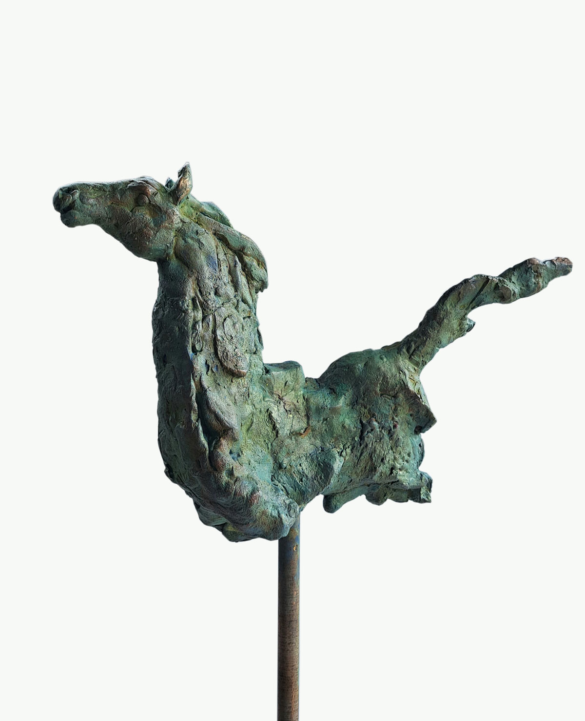 Figurative Sculpture with Bronze"Untitled-EBS8" art by Sanjiv Sankkpal
