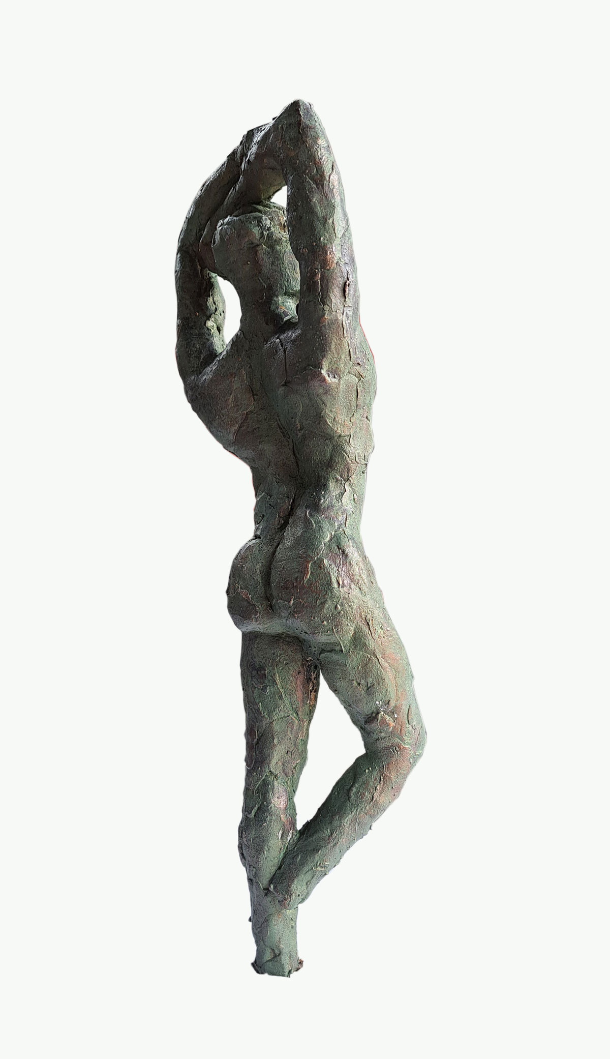 Figurative Sculpture with Bronze"Untitled-EBS9" art by Sanjiv Sankkpal