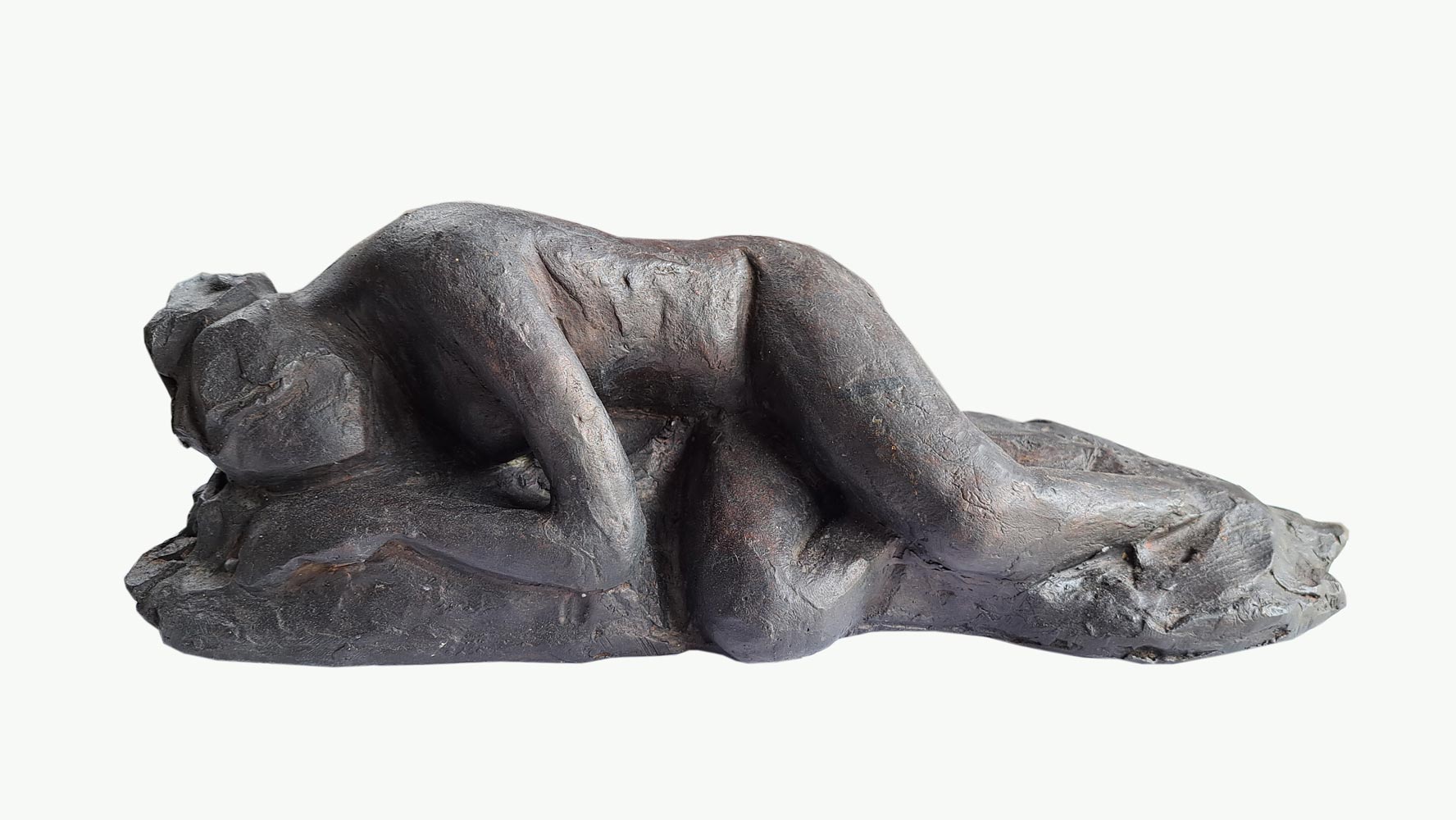 Figurative Sculpture with Bronze"Untitled-EBS7" art by Sanjiv Sankkpal