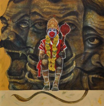 God-Aid-Painting-Mixed--Media-on-Canvas-Chaitanya-Ingle-IG862