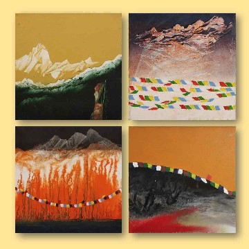 Himalaya-Landscape-painting-acrylic-on-canvas-him-chatterjee-IG988-IndiGalleria