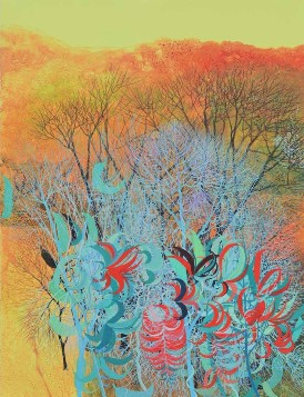 exuberance-acrylic-painting-on-canvas-Kishore-Kumar-IG245-IndiGalleria