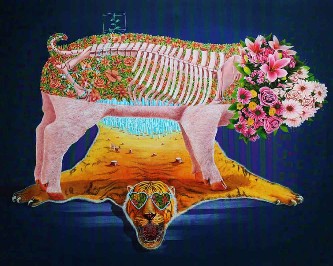 Fantasy-with-Nature-Acrylic-Painting-On-Canvas-Sanjay-Kumar-Raj-IG241