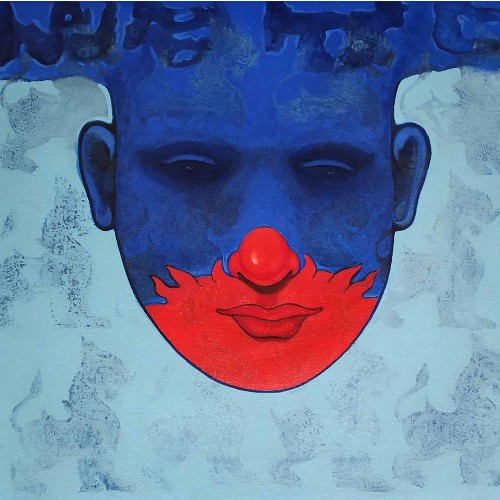 Mask-Acrylic-Painting-on-Canvas-Chaitanya-Ingle-IG1207-IndiGalleria