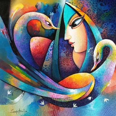 Affection-2-Acrylic-Painting-on-Canvas-Sanjay-Tandekar-IG1283-IndiGalleria