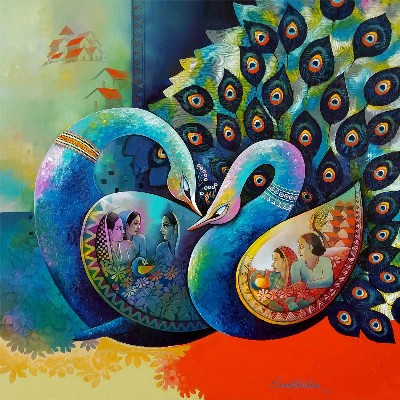 Affection-14-Acrylic-Painting-on-Canvas-Sanjay-Tandekar-IG1284-IndiGalleria