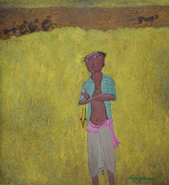 Farmer-Acrylic-on-Canvas-Board-Jyoti-Prasad-Mallik-IG1400-IndiGalleria