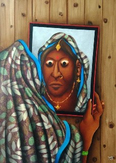 Woman-Oil-Painting-on-Canvas-Abbas-Batliwala-IG1426-IndiGalleria