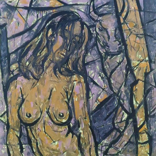 Nude-Oil-on-Canvas-Santoshkumar-Patil-IG1506-IndiGalleria