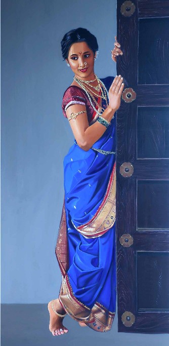 Madhurima-Oil-Painting-on-Canvas-Vinayak-Takalkar-IG81-IndiGalleria