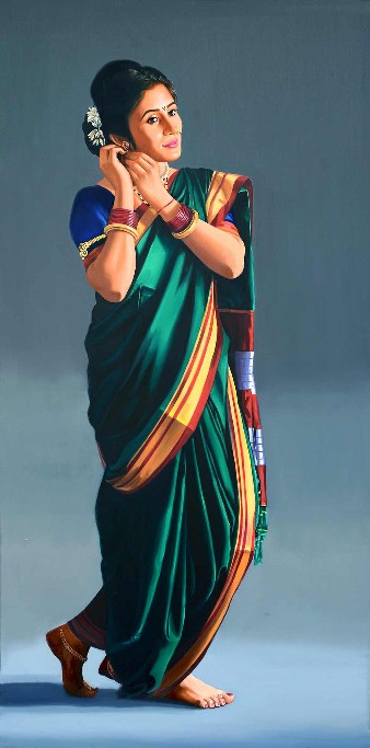 Manodnya-Oil-Painting-on-Canvas-Vinayak-Takalkar-IG82-IndiGalleria