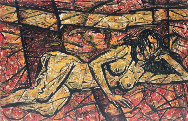 Nude-Oil-on-Canvas-Santoshkumar-Patil-IG1507-IndiGalleria