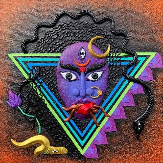 Stree-Shakti-Mixed-Media-Painting-on-Canvas-Asmita-Shah-IG527-IndiGalleria