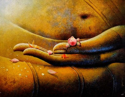 Buddha-2-Painting-Swapan-Roy-IndiGalleria-IG1325