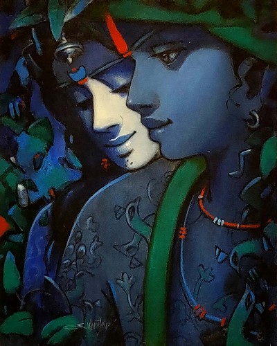 Tune-of-Love-5-Painting-Subrata-Das-IndiGalleria-IG405