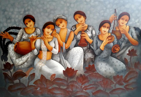 Nidhiban2-Painting-Monalisa-Sarkar-IndiGalleria-IG1632