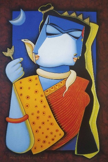 Painting-by-Arvind-Mahajan-IndiGalleria-IG1590