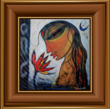 Woman-Comtemporary-Painting-Ramesh-p-Gujar-IndiGalleria-IG523