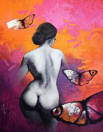 freedom-of-beauty-32-Painting-Kishore-Pratim-Biswas-IndiGalleria-IG2034