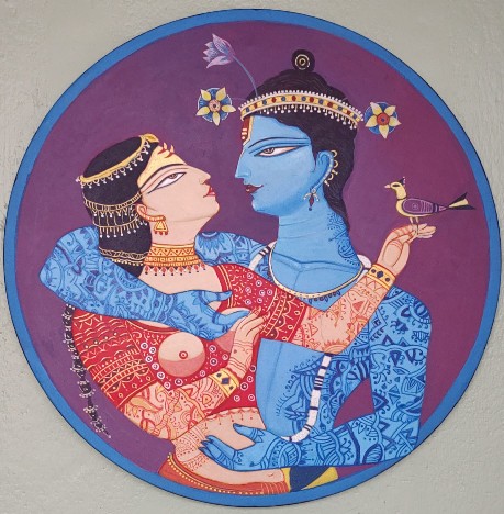 Eternal-Love-Painting-Bhaskar-Lahiri-IndiGalleria-IG677