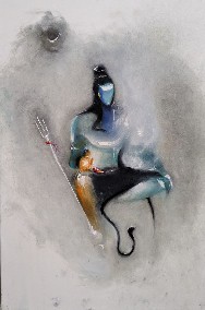 Shiva-Oil-Painting-on-Canvas-Shiv-Lal-Bagria-IndiGalleria-IG666