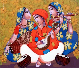 Bengali-Tune-Painting-Sekhar-Roy-IndiGalleria-IG2081