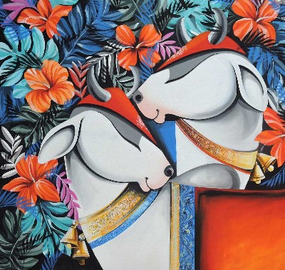 Love-2-Acrylic-Painting-Pradeesh-K-Raman-IndiGalleria-IG2046