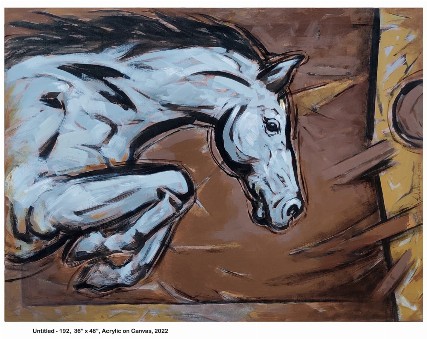 Horse-192-Acrylic-Painting-Santoshkumar-Paril-IndiGalleria-IG2123