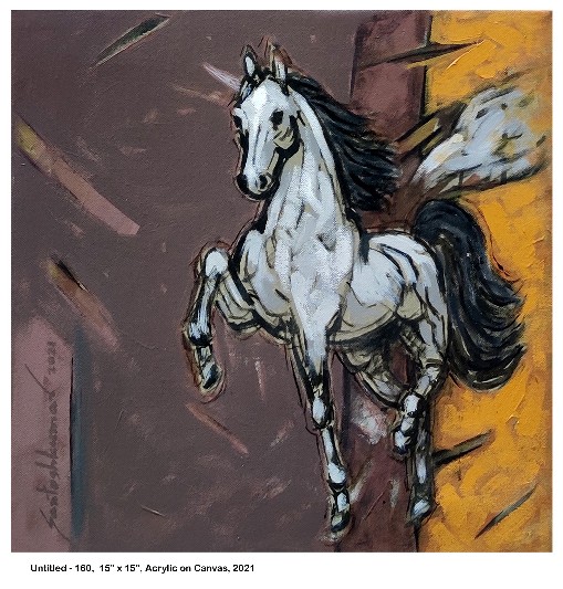 Horse-160-Acrylic-Painting-Santoshkumar-Paril-IndiGalleria-IG2124