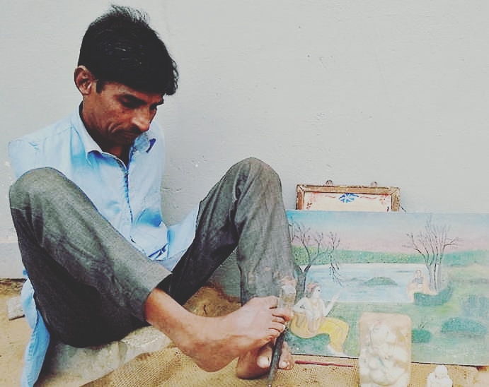 Art/Painting of Artist Gunwant singh Dewal, Rajasthan, India