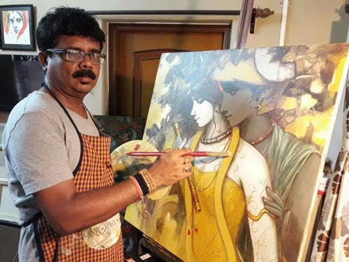 Art/Painting of Artist Subrata Das, West Bengal, India